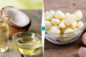 tỏi và dầu dừa
