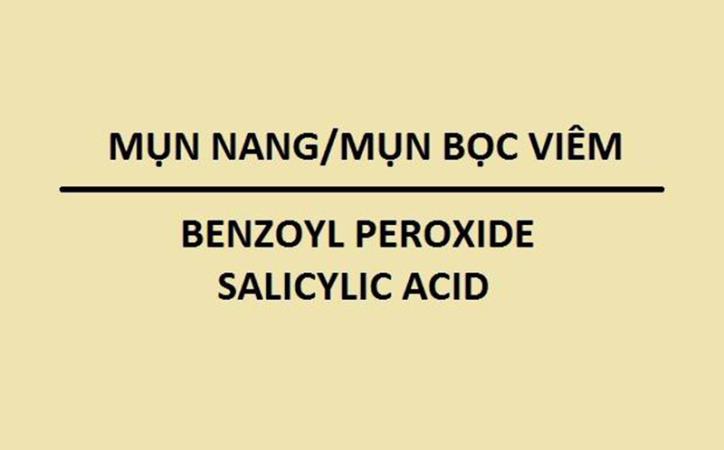 Axit salicylic so với Benzoyl Peroxide