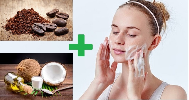 cách làm đẹp bằng cà phê và dầu dừa