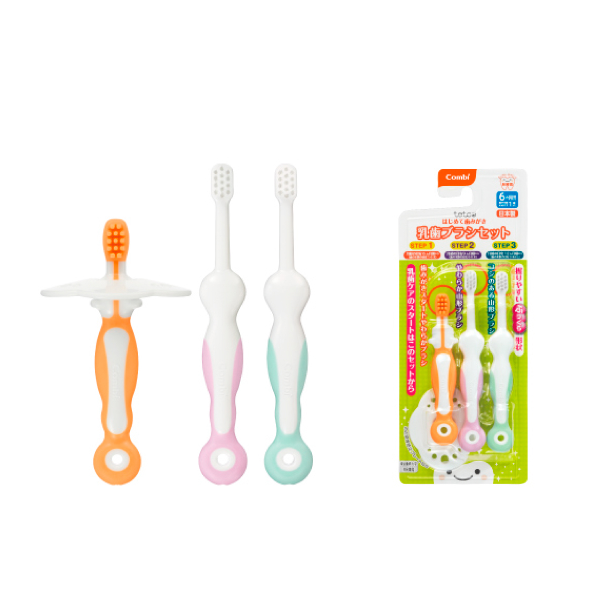 Bàn chải đánh răng Combi bước 3 cho bé trên 18 tháng