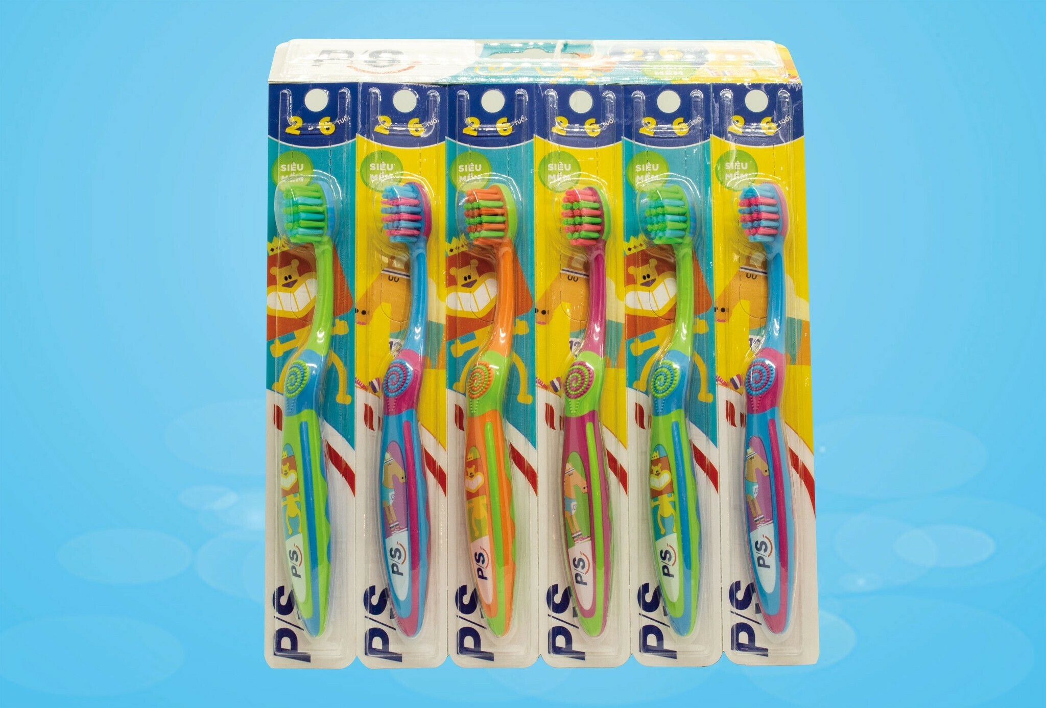 Bàn chải đánh răng cho bé 6 tuổi PS Kids