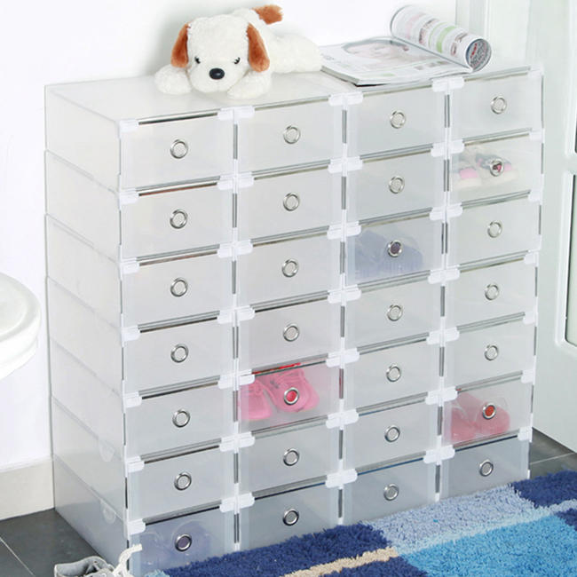 Hộp đựng giày bằng mica cứng trong suốt