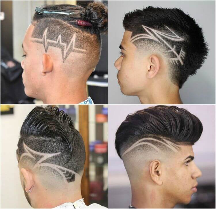 Kiểu Tattoo tóc nam đơn giản