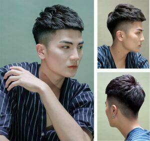 Kiểu tóc nam ngắn đơn giản đẹp Spiky
