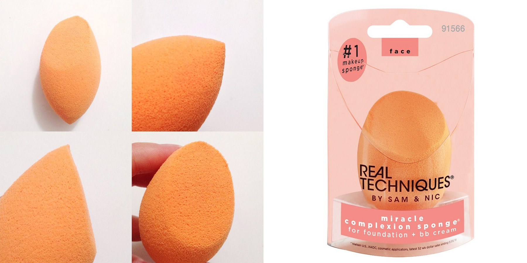 Mút tán kem nền Real Technique Sponge