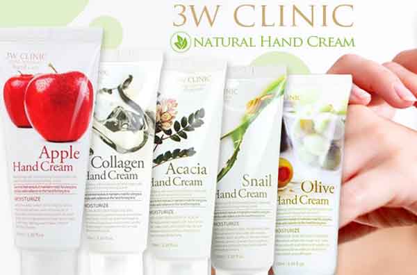Kem Dưỡng Tay 3W Clinic Apple Hand Cream