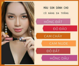 Lựa chọn màu son theo màu da