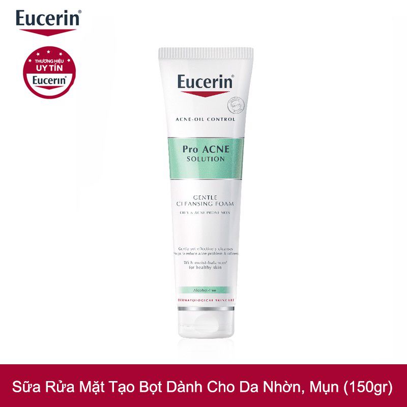 Sữa Rửa Mặt Giảm Mụn Eucerin Pro Acne Solution Gentle Cleansing Foam