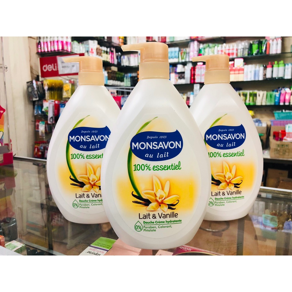 Sữa tắm Monsavon chiết xuất sữa và hoa vani