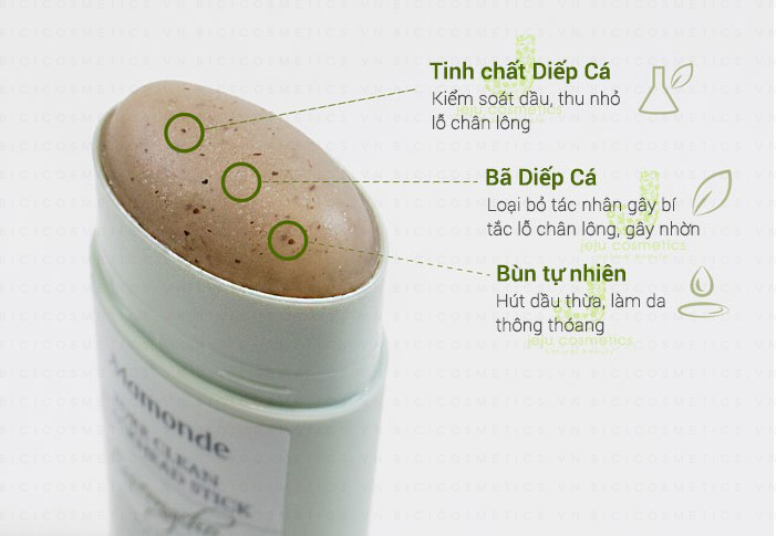 Thanh Lăn Giảm Mụn Đầu Đen Mamonde Pore Clean Blackhead Stick