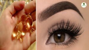 Vitamin E giúp lông mi mọc dày và đều