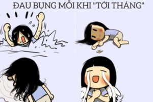 đau bụng tới tháng