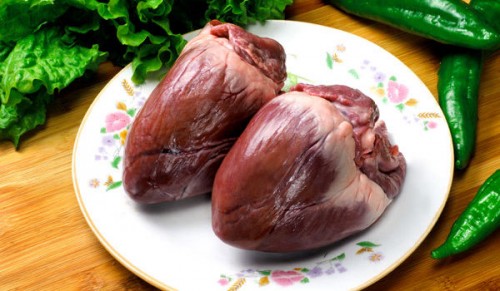 nội tạng tim lợn