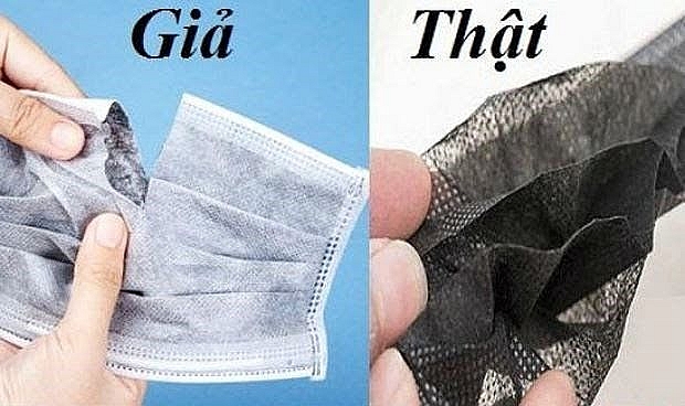 Đeo khẩu trang kém chất lượng