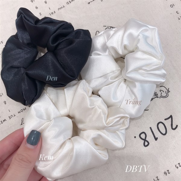 Dây buộc tóc vải scrunchies