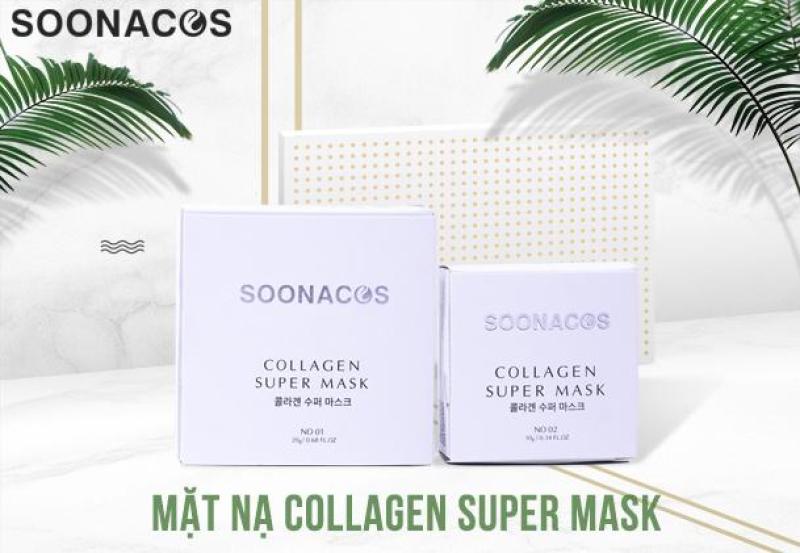Mặt nạ nén Soonacos Collagen Super Mask