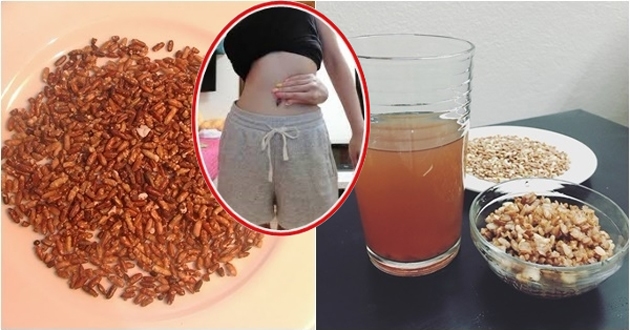 Nước gạo lứt rang giảm cân