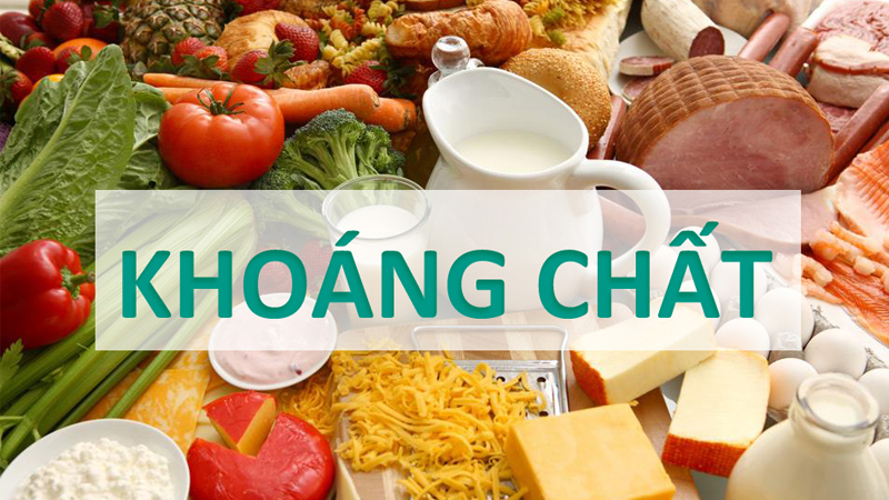 Bổ sung muối khoáng và vitamin cho cơ thể